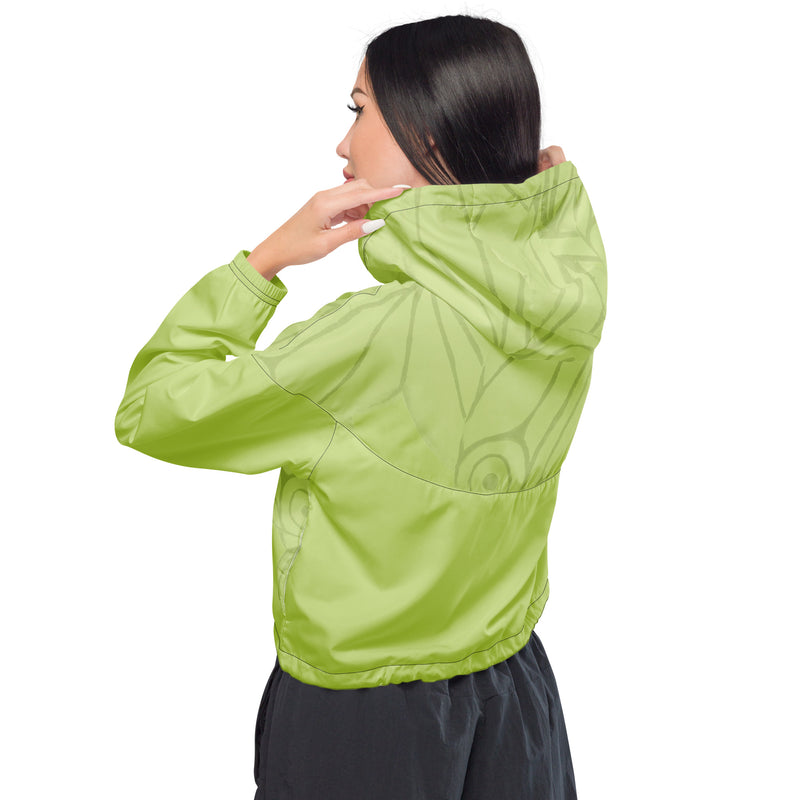 Goddess Mint Women’s Cropped Windbreaker