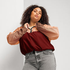 Sienna Dark Women’s Cropped Windbreaker