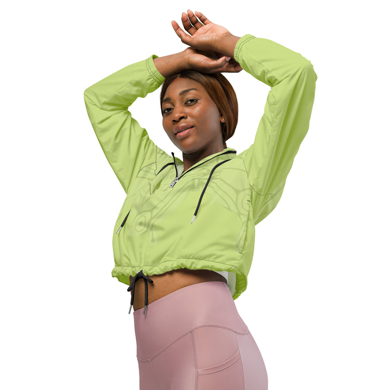 Goddess Mint Women’s Cropped Windbreaker