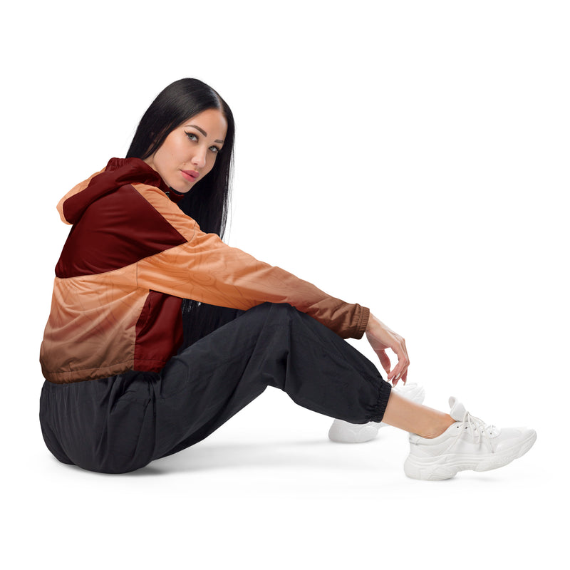 Sienna Dark Women’s Cropped Windbreaker