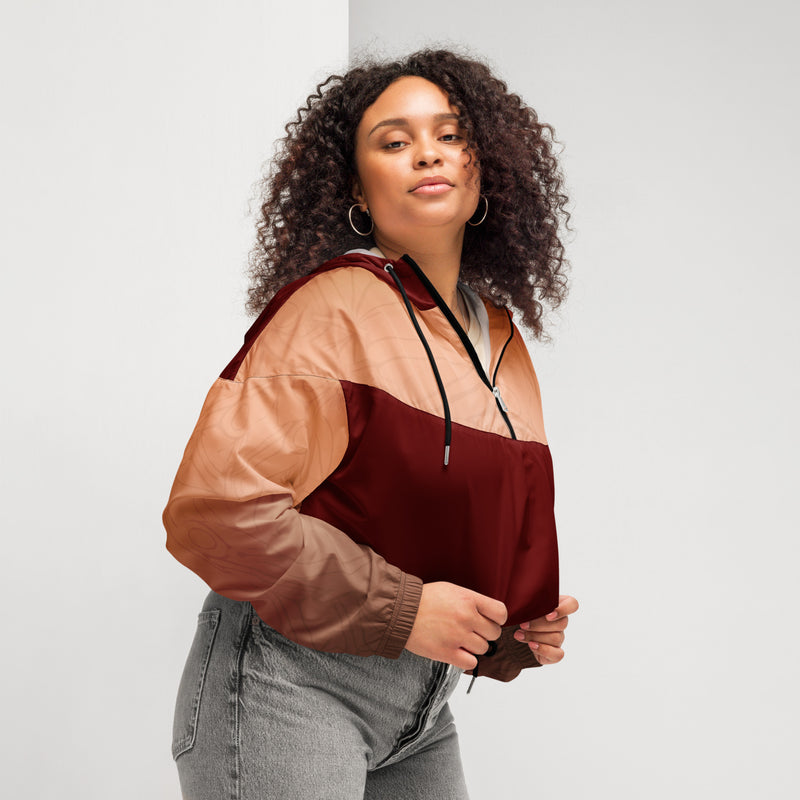Sienna Dark Women’s Cropped Windbreaker