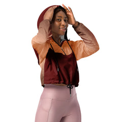 Sienna Dark Women’s Cropped Windbreaker