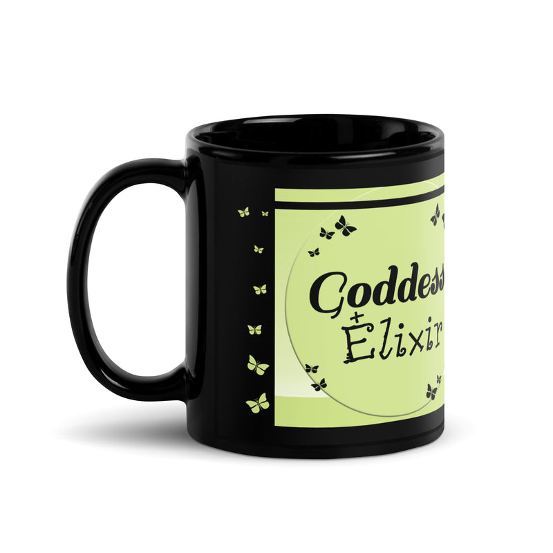Goddess Mint and Black Glossy Mug - 11 oz