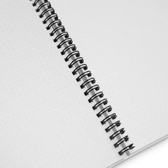 Redblossom Spiral Notebook - 140 Dotted Pages