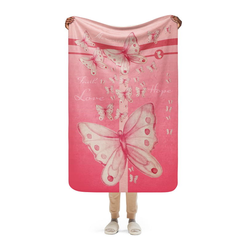 Goddess Pink Sherpa Blanket 37" by 57"
