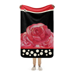 Rose Sherpa Blanket 37