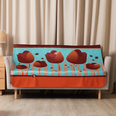 Redblossom Tulip Sherpa Blanket 50
