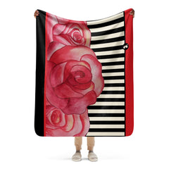 Rose Sherpa Blanket 50