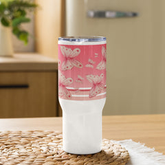 Goddess Pink Travel Mug with Handle - 25 oz