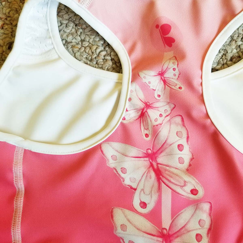 RedButterfly by Omaris, sport bras, sweatproof, butterfly inspired, matching outfits