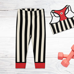 Rose Stripes Capris