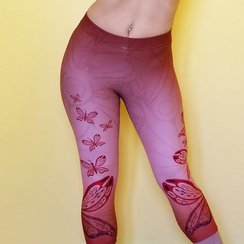 RedButterfly by Omaris, capris, activewear, matching outfits, sweatproof, gym activewear