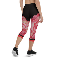 Rose Romance Capris