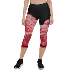 Rose Romance Capris