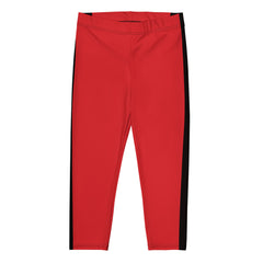 Feels like butter! RedButterfly Red Capri Leggings are super soft and comfortable. True size and sweatproof!   - 82% polyester, 18% spandex - 38–40 UPF - Material has a four-way stretch, which means fabric stretches and recovers on the cross and lengthwise grains - Made with a smooth, comfortable microfiber yarn - Precision-cut and hand-sewn after printing