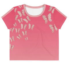 Goddess Pink Crop Tee