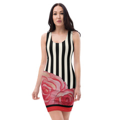 Rose Stripes Dress