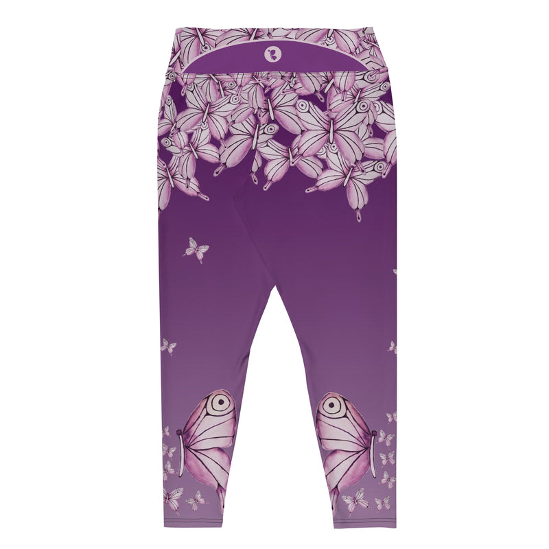 Goddess Purple Plus Size Leggings