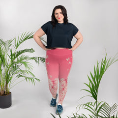 Goddess Pink Plus Size Leggings