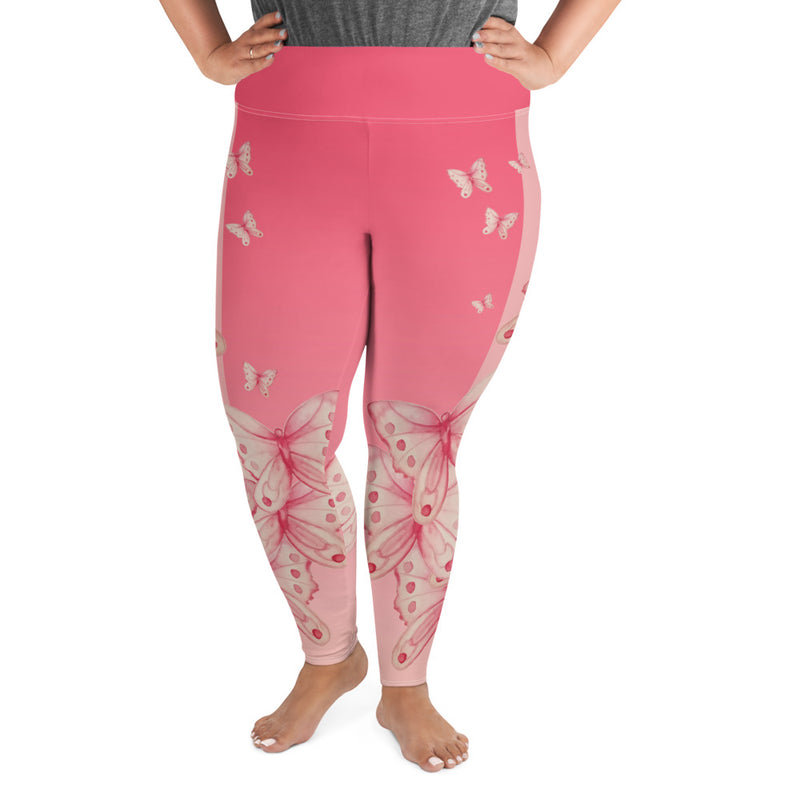 Goddess Pink Plus Size Leggings