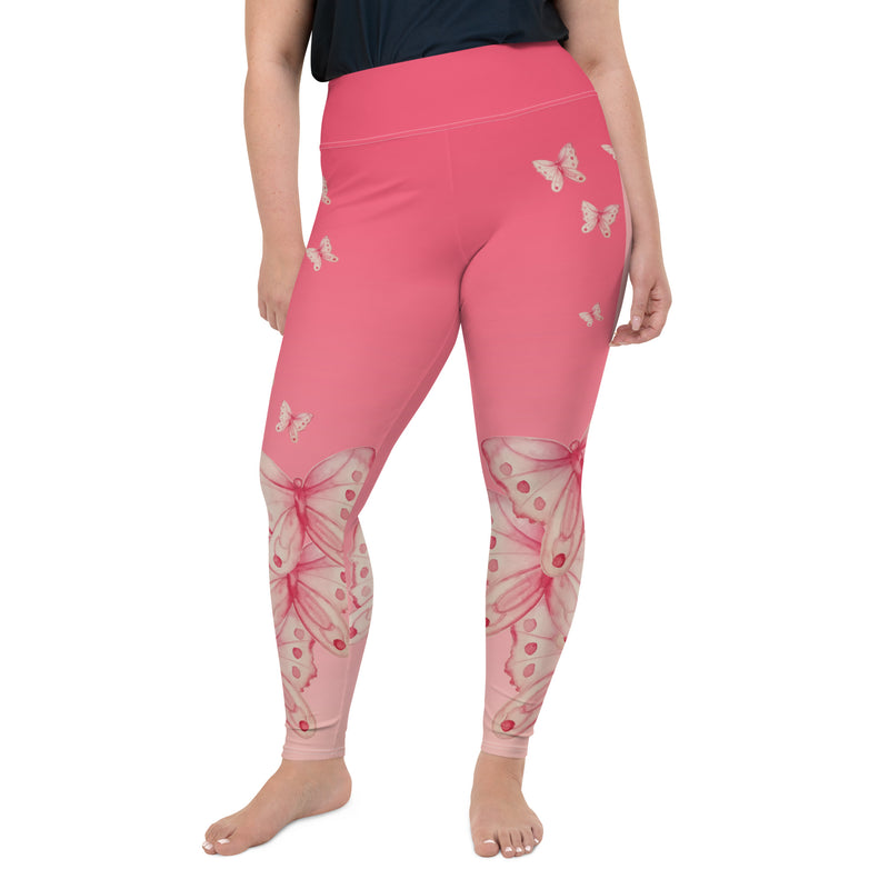 Goddess Pink Plus Size Leggings