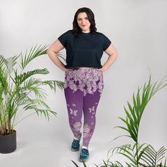 Goddess Purple Plus Size Leggings