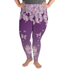 Goddess Purple Plus Size Leggings