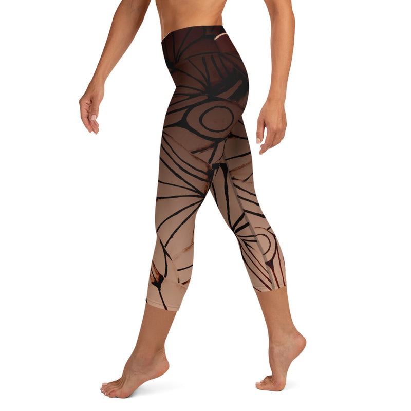 Sienna Darker Yoga Capris High Waisted