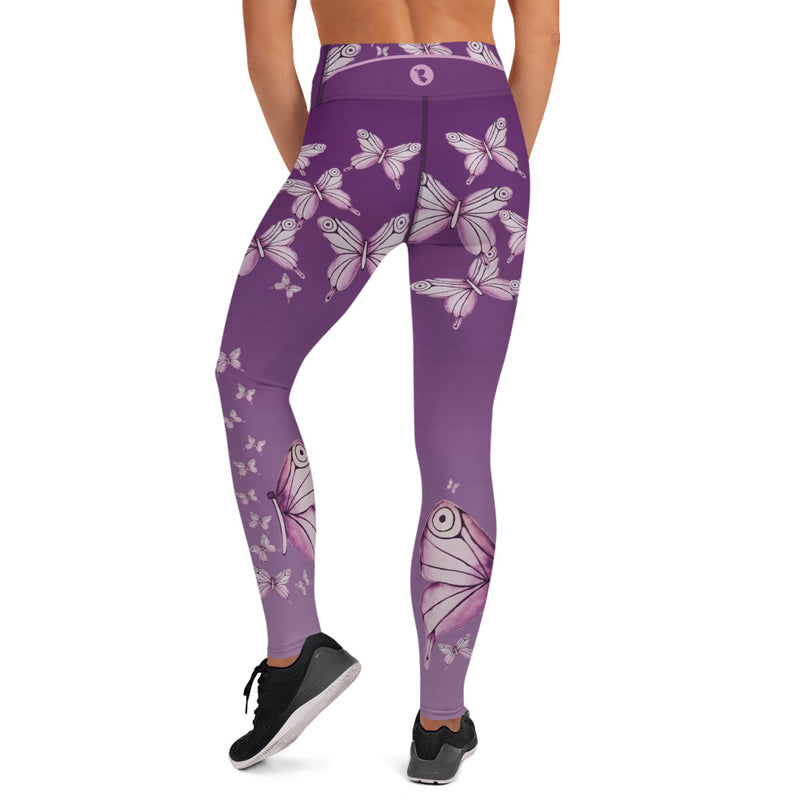 Goddess Purple Yoga Leggings