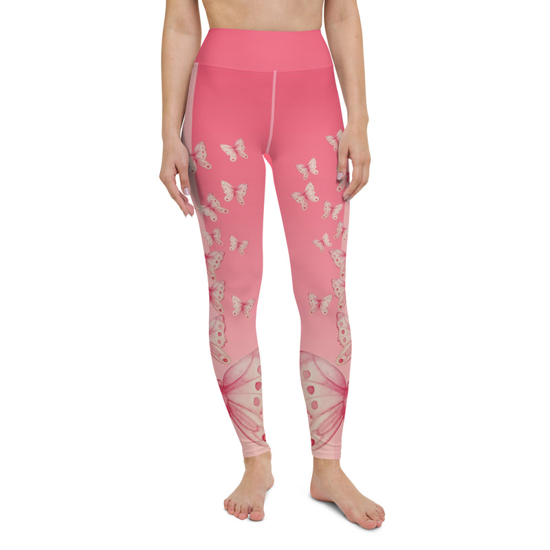 Goddess Pink High Waisted Yoga Leggings