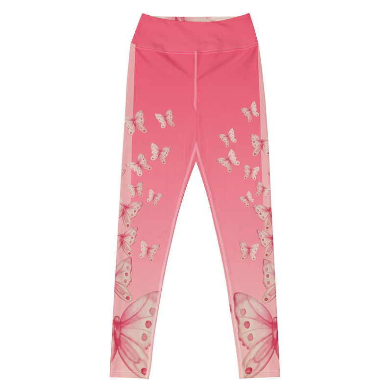 Goddess Pink High Waisted Yoga Leggings