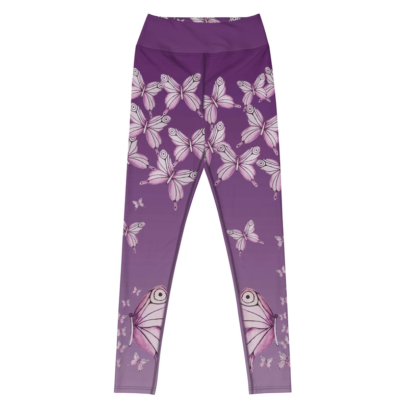 Goddess Purple Yoga Leggings