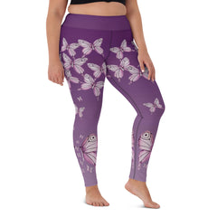 Goddess Purple Yoga Leggings