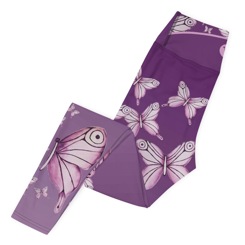 Goddess Purple Yoga Leggings