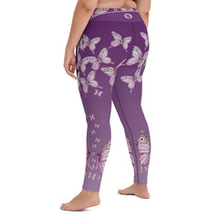 Goddess Purple Yoga Leggings
