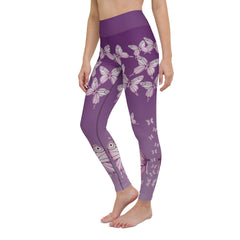 Goddess Purple Yoga Leggings