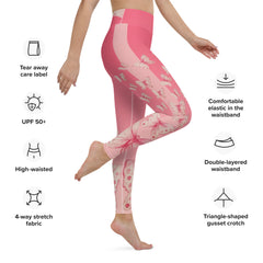 Goddess Pink High Waisted Yoga Leggings