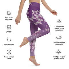 Goddess Purple Yoga Leggings