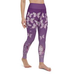 Goddess Purple Yoga Leggings