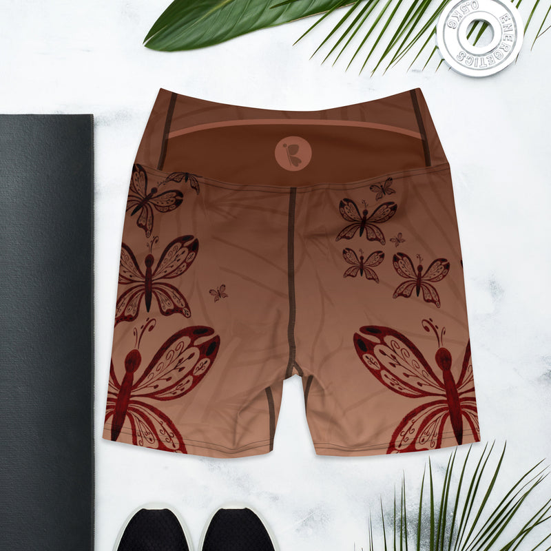 Sienna Butterfly Yoga Shorts