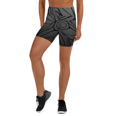 RedButterfly Grey Yoga Shorts