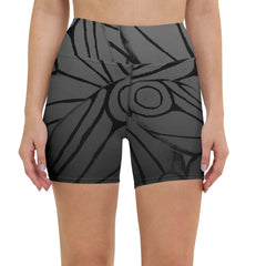 RedButterfly Grey Yoga Shorts