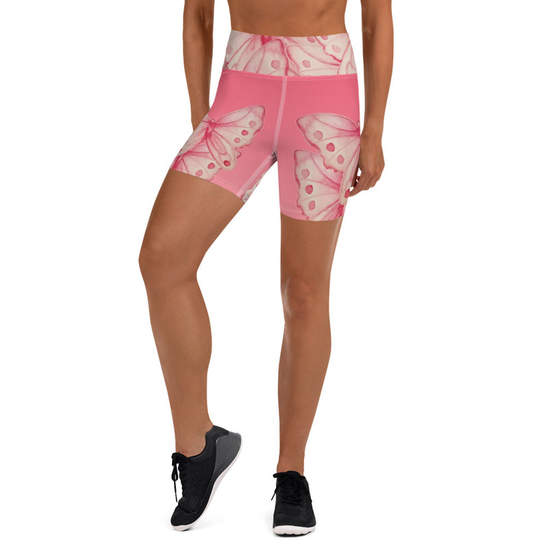 Goddess Pink Yoga Shorts