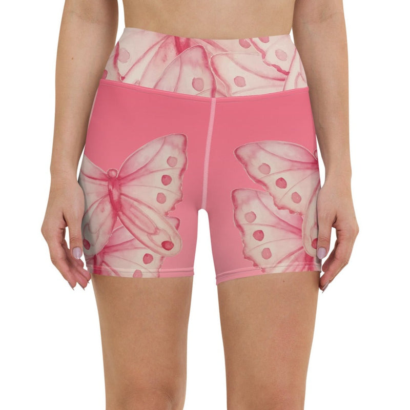 Goddess Pink Yoga Shorts