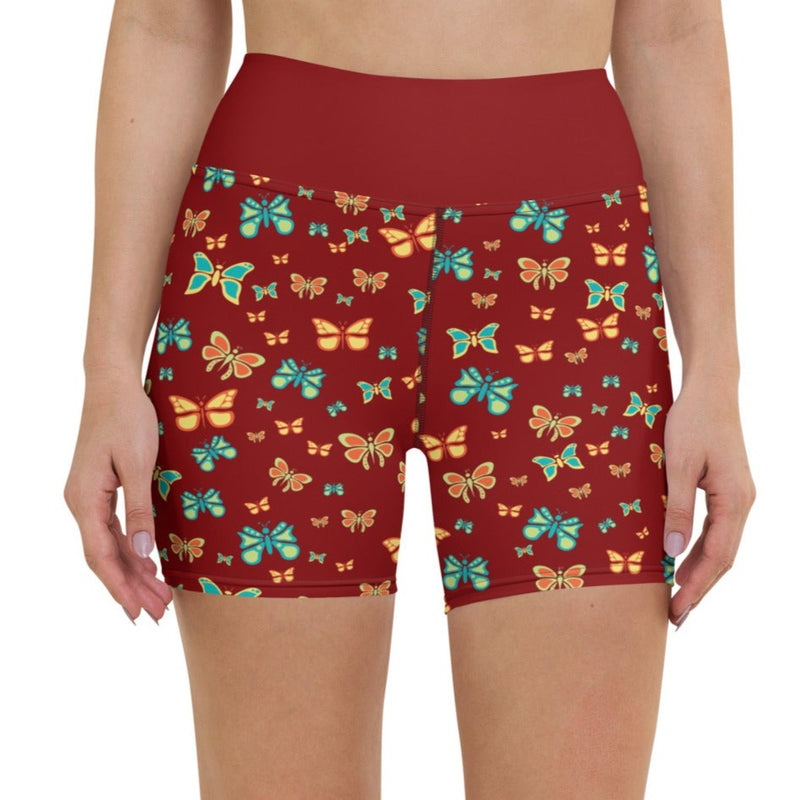 Butterflylove Tinylove Red Yoga Shorts