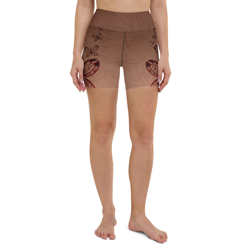 Sienna Butterfly Yoga Shorts