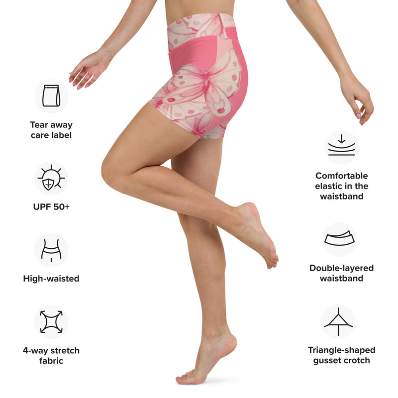 Goddess Pink Yoga Shorts