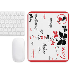 Every mouse needs a good mouse pad! Our mouse pad offers supreme grip and effortless mouse movement, and it does so with style.  - Soft polyester surface - Natural rubber base - Rounded edges