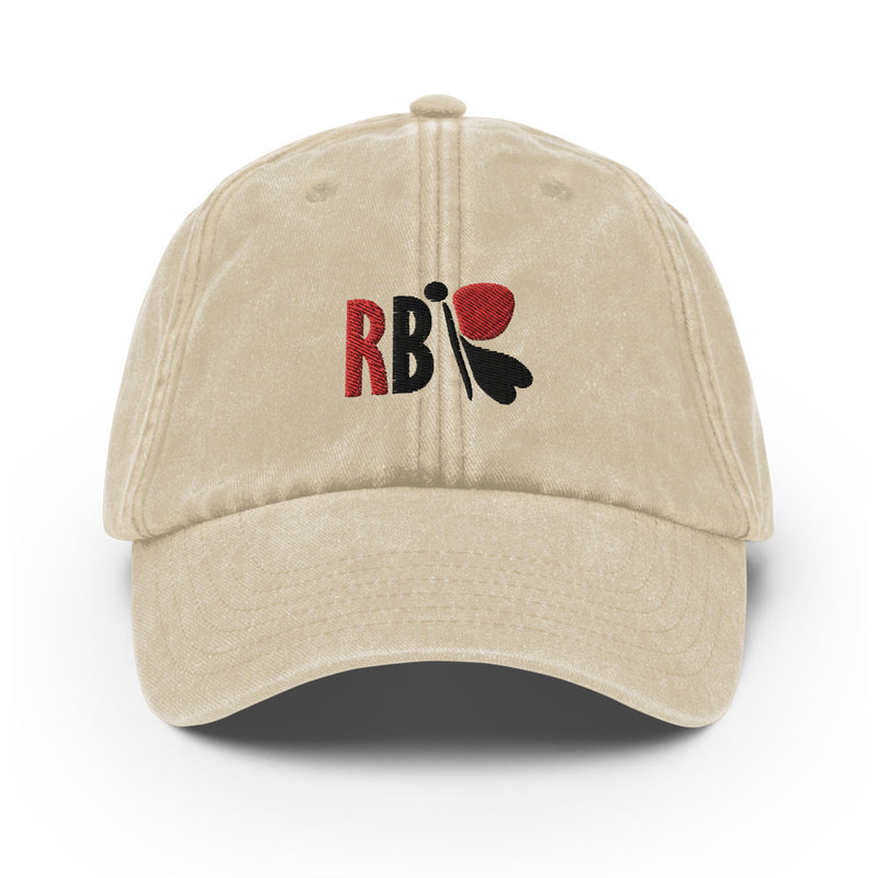 RedButterfly RB Vintage Stone Hat is a favorite piece of headwear thanks to its faded fabric and comfy fit.    - 100% brushed washed cotton - Unstructured, 6-panel, low-profile - Vintage styling - Pre-curved peak - Stitched ventilation eyelets