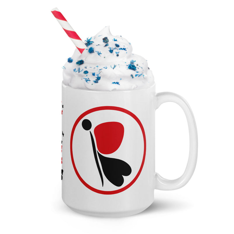 Whether you're drinking your morning coffee, evening tea, or something in between – this RedButterfly by Omaris mug is for you! It's sturdy and glossy with a vivid print that'll withstand the microwave and dishwasher.  - Ceramic - 15 oz mug 